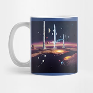 Interplanetary Spaceport Mug